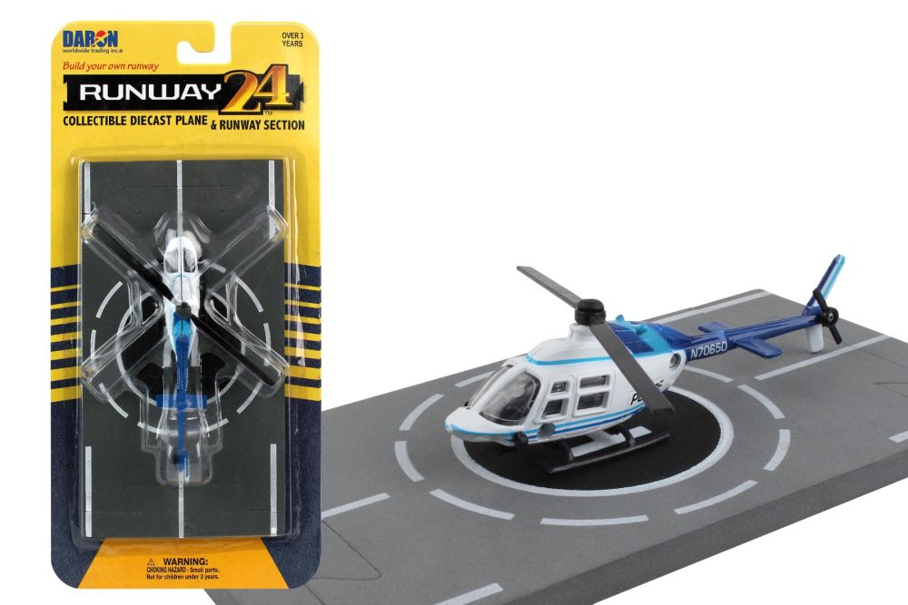 Runway 24 Bell 206 Jetranger (Police)