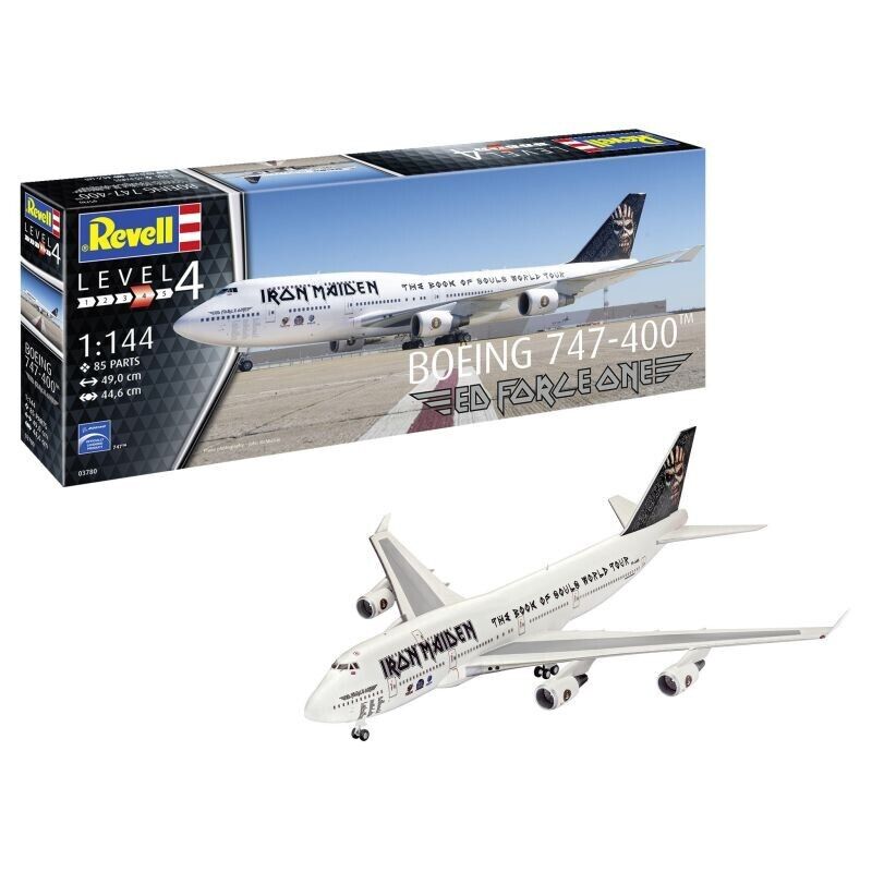 Boeing 747-400 Iron Maiden Edition Force One 1/144