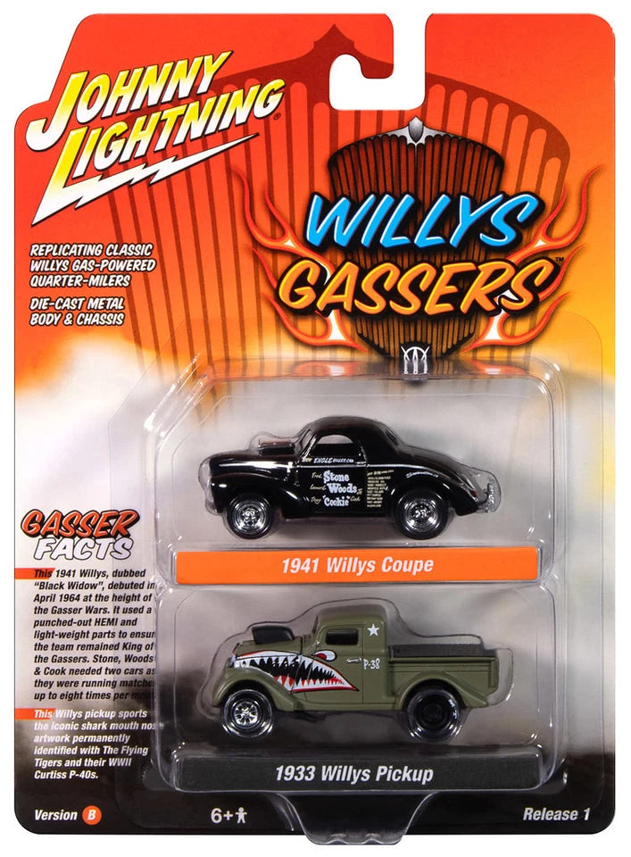1941 Willys Coupe & 1933 Willys Pickup 1/64