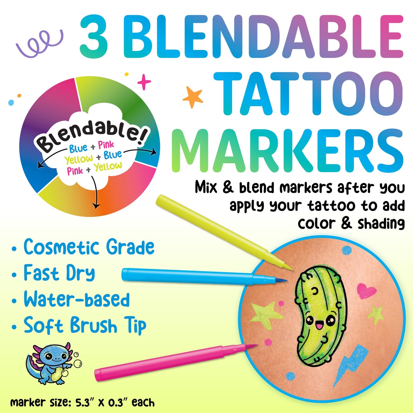 Color-In Neon Tattoos