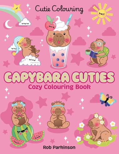 Capybara Cuties Cozy Colouring Book
