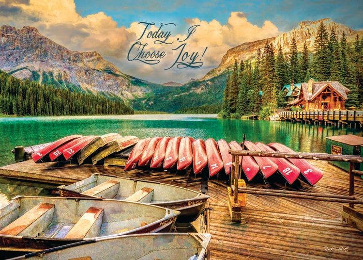 Emerald Lake Canoes 1000pc