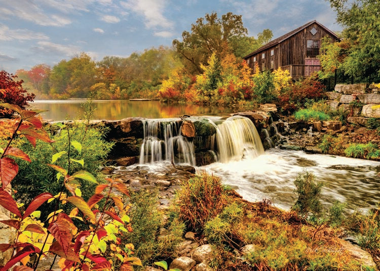 Abraham Erb's Grist Mill Waterloo 1000pc