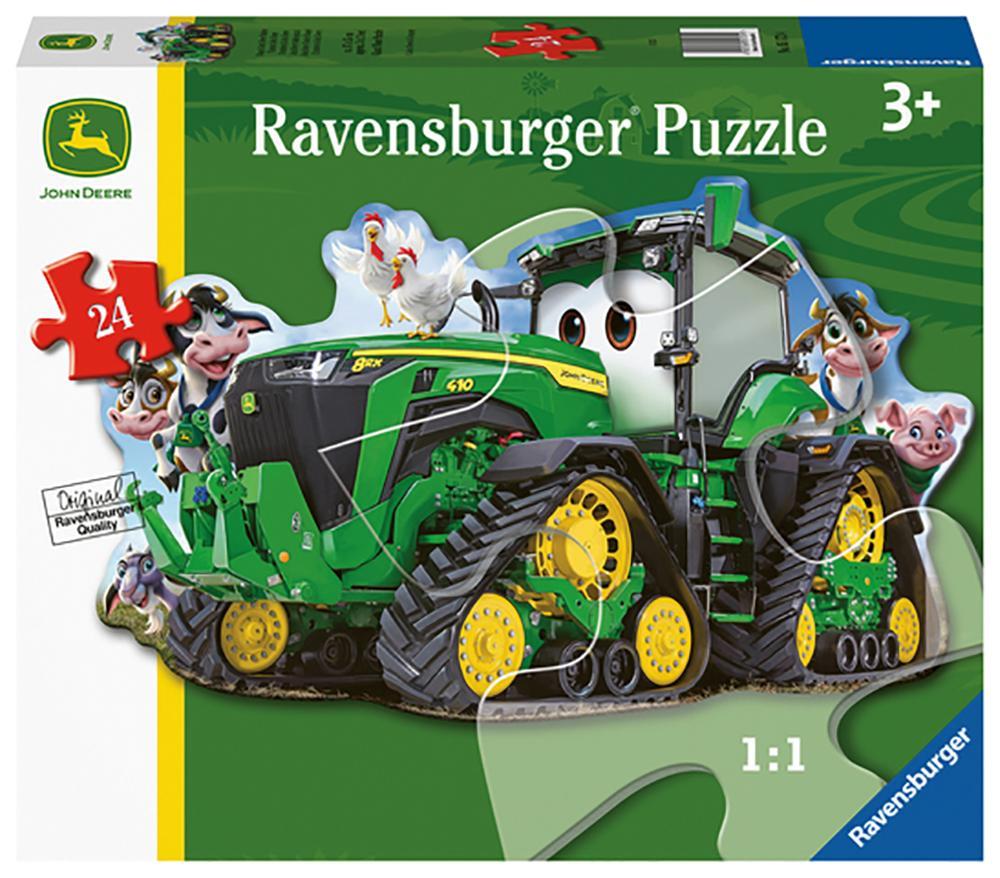 Shaped John Deere Tractor 24pc Floor