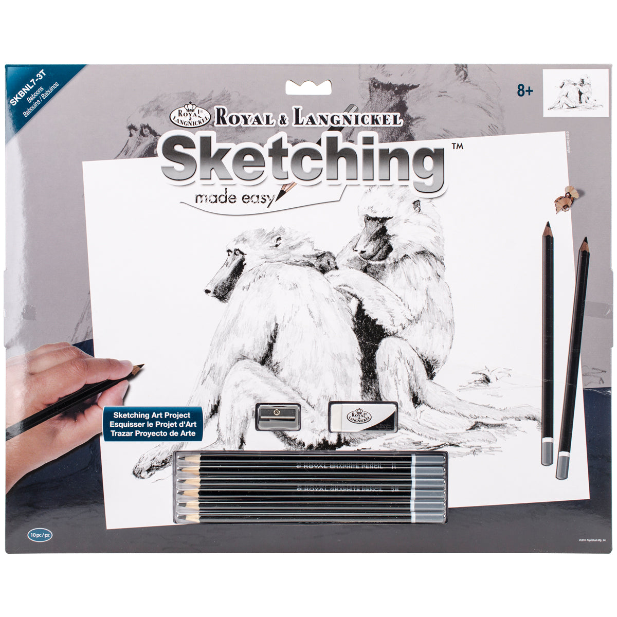 Sketching Made Easy Baboons