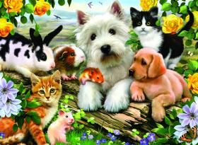 HAPPY ANIMAL BUDDIES 300PC