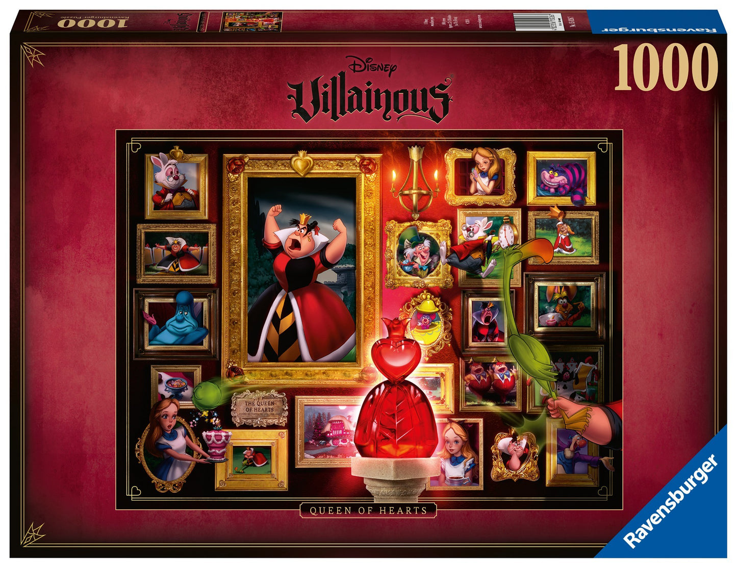 Disney Villainous Queen of Hearts 1000pc