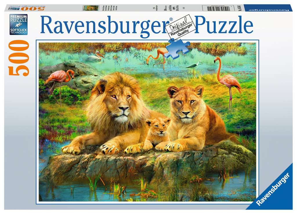 Lions in the Savannah 500pc