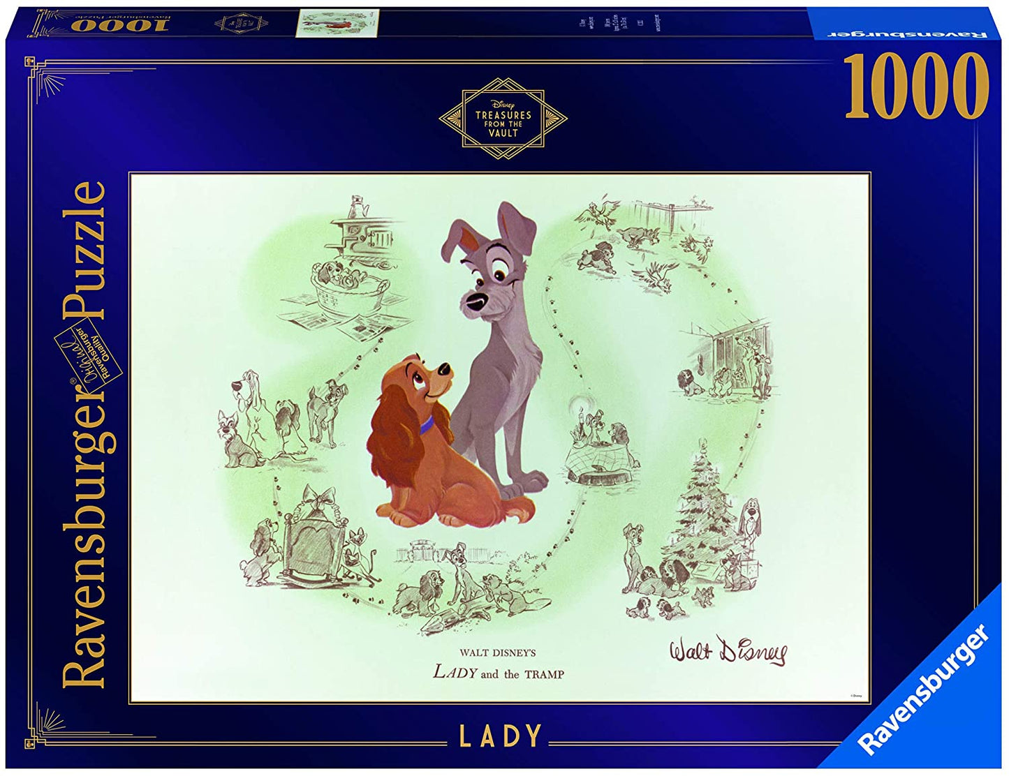 Disney Vault Lady & the Tramp 1000pc