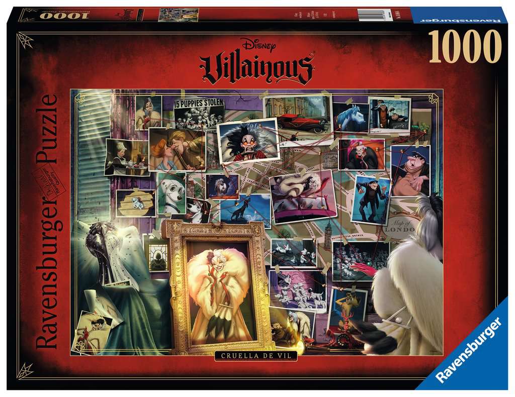 Villainous Cruella De Vil 1000pc