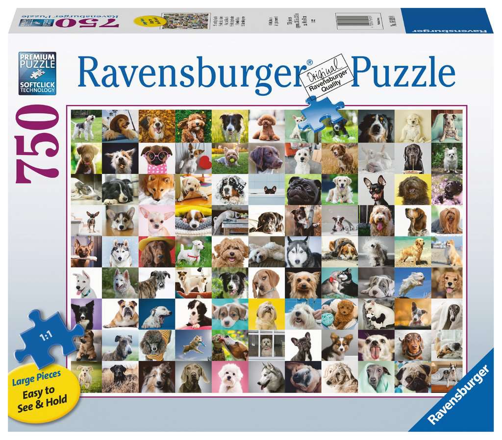 99 Loveable Dogs 750pc