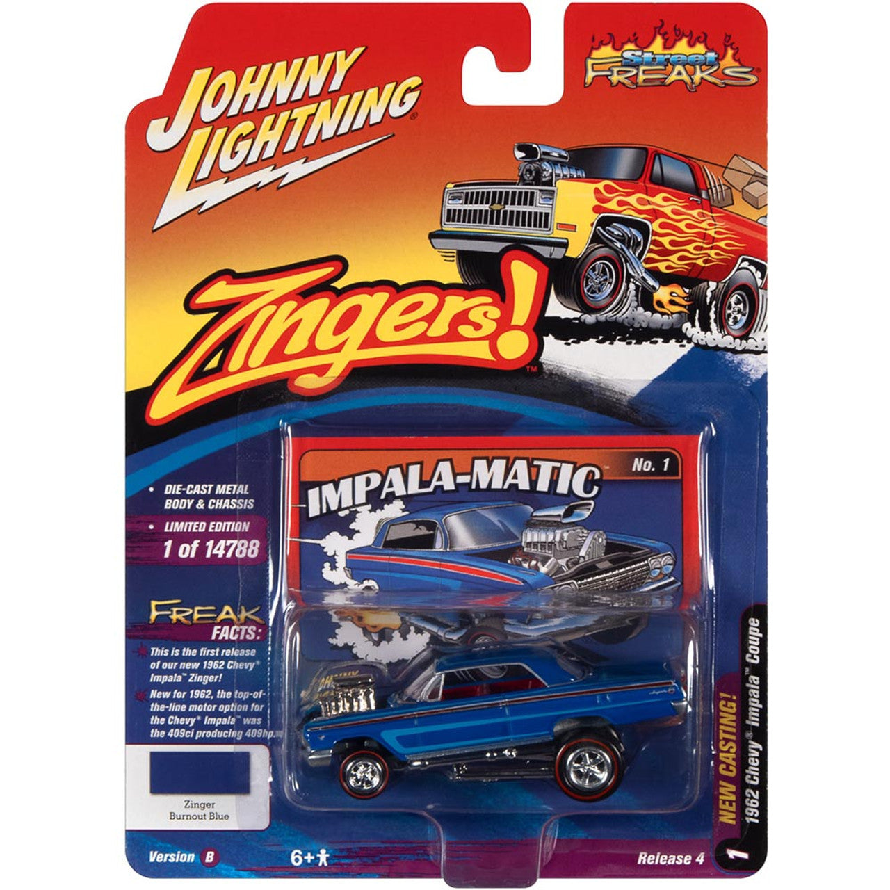 Chevy Impala Coupe 1962 1/64 - Zingers