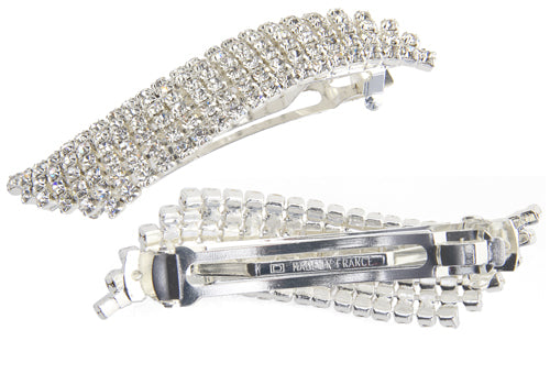 Wavey Crystal Hair Barrete