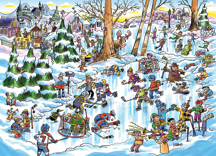 Doodletown: Hockey Town 1000pc
