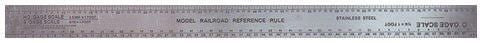 HO SCALE 12" RULER