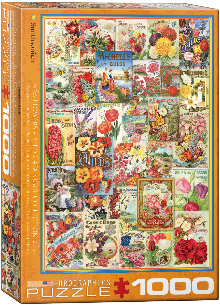 Flower Seed Catalog Covers 1000pc
