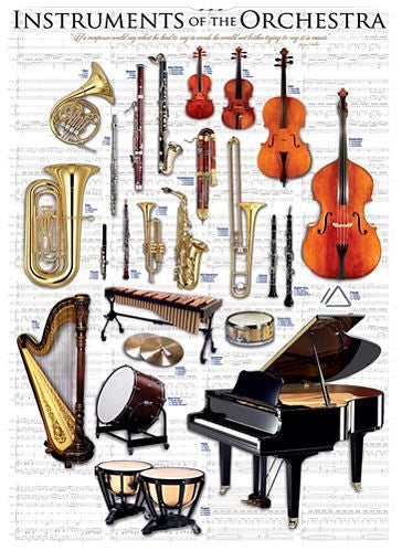INSTRUMENTS OF THE ORCHESTRA 1000PC
