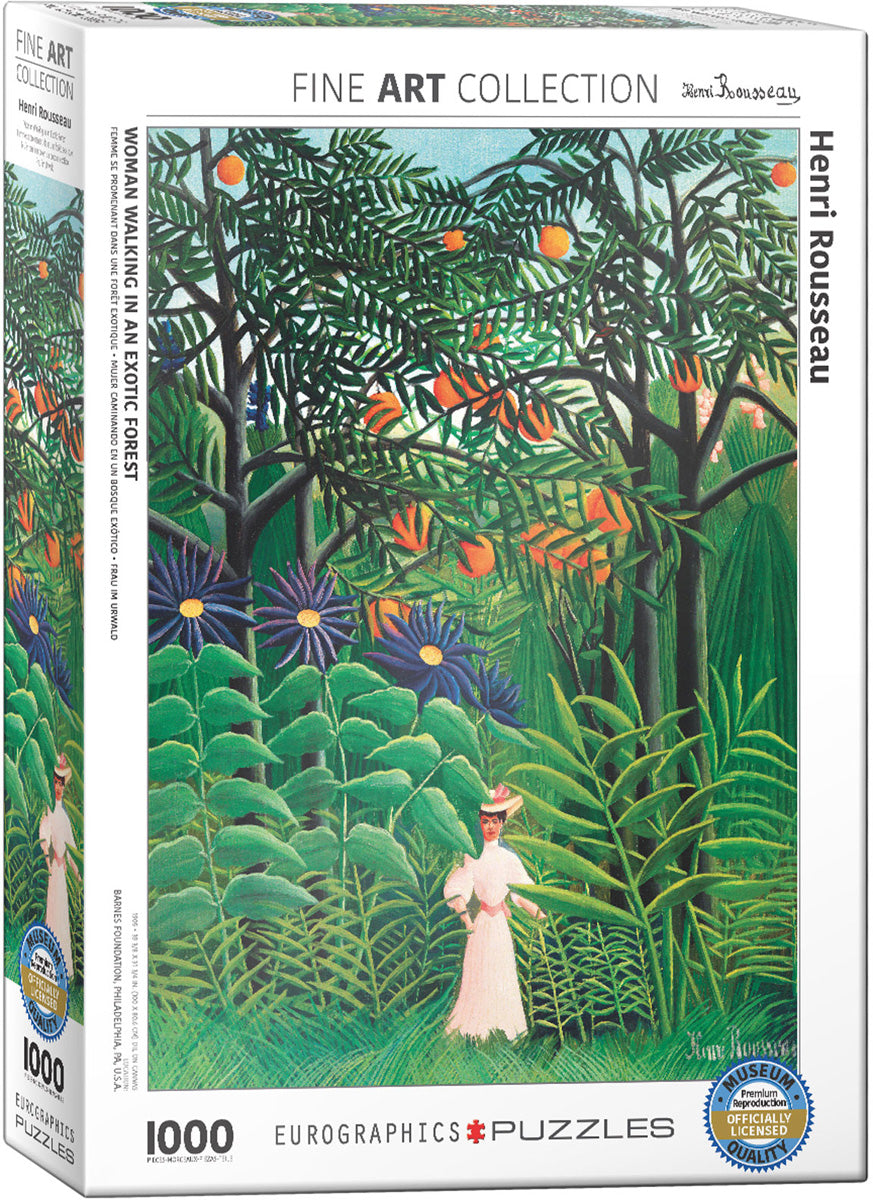 Woman in a Exotic Forest 1000pc