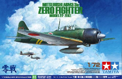 Mitsubishi A6M3/3a Zero Fighter 1/72