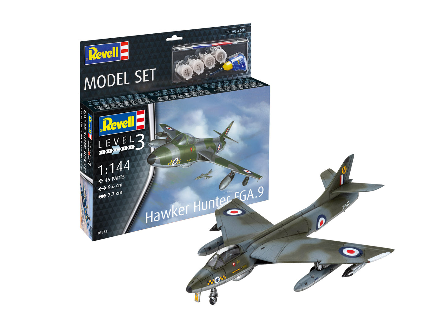 Hawker Hunter FGA.9 1/144 Starter Kit