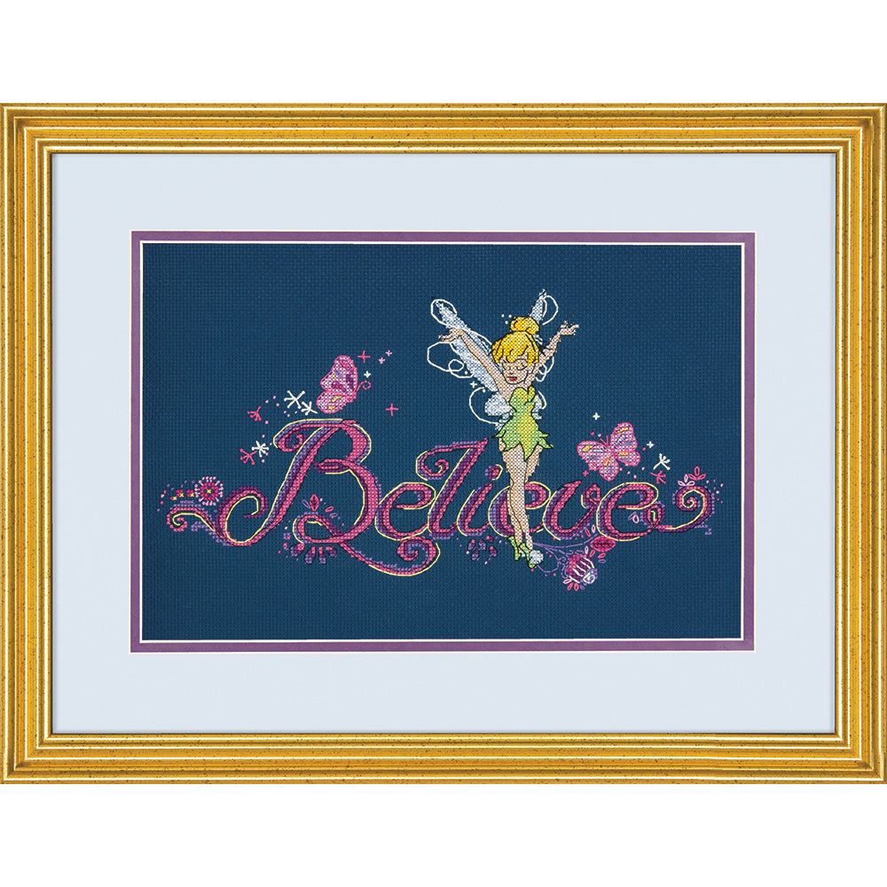 Disney Believe 12X8" Cross Stitch Kit