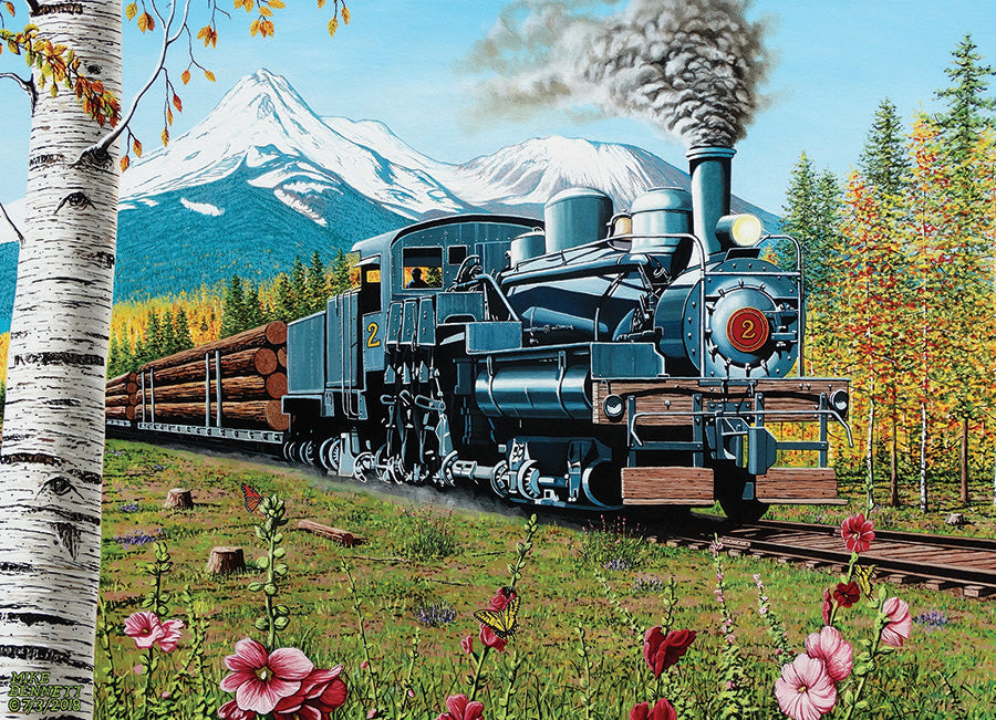 Lumbering Along 1000pc