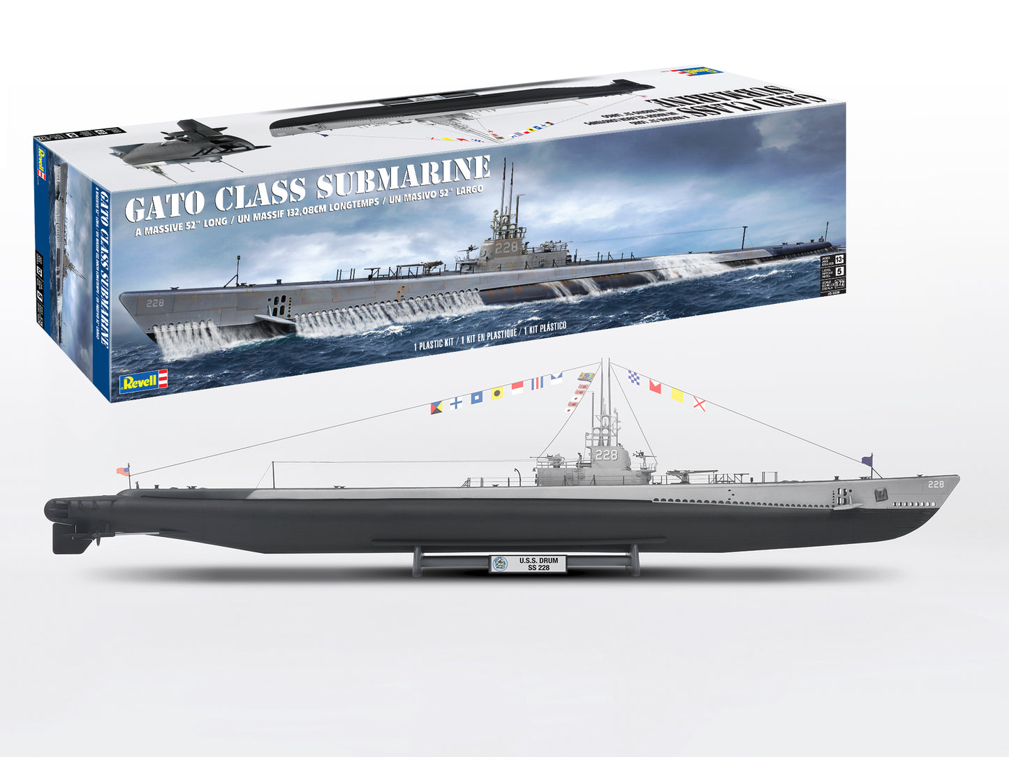 US Navy Gato Submarine 1/72
