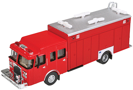HO Hazourdous Materials Fire Truck