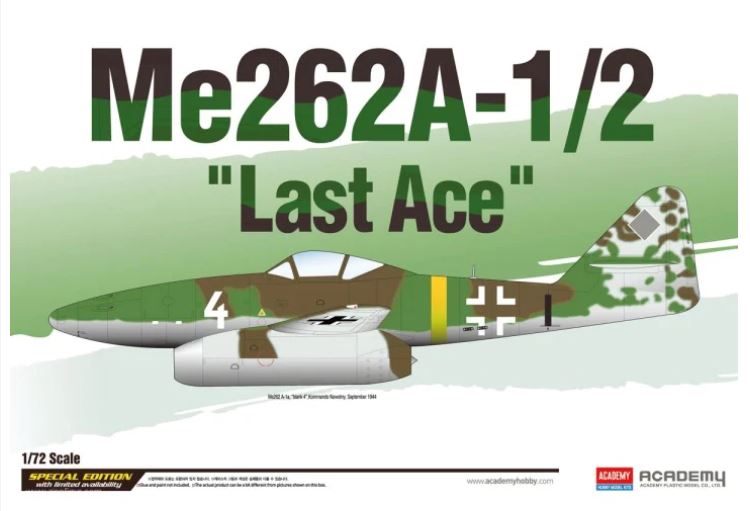Me262A-1/2 "Last Ace" 1/72