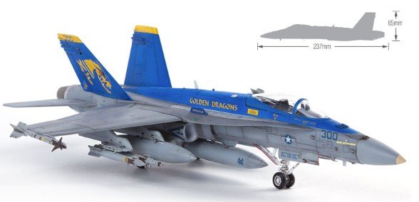 USN F/A-18C VFA-192 Golden Dragons 1/72
