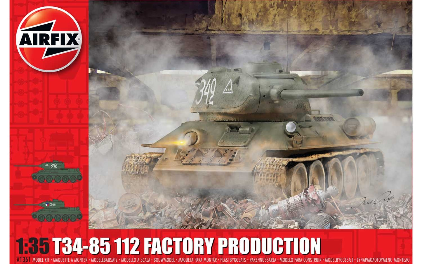 T34-85 112 Factory Production 1/35