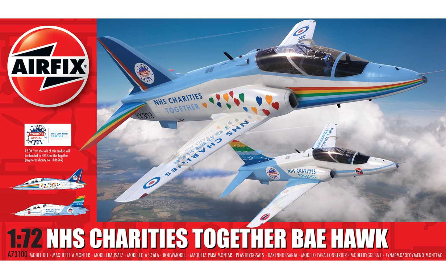 NHS Charities Together Bae Hawk 1/72