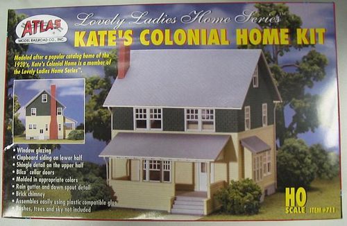 150-711  -  Kate's Colonial Home Kit - HO Scale main image 1