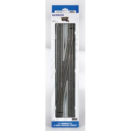 E-Z Track DCC #6 Single Crossover T/Righ