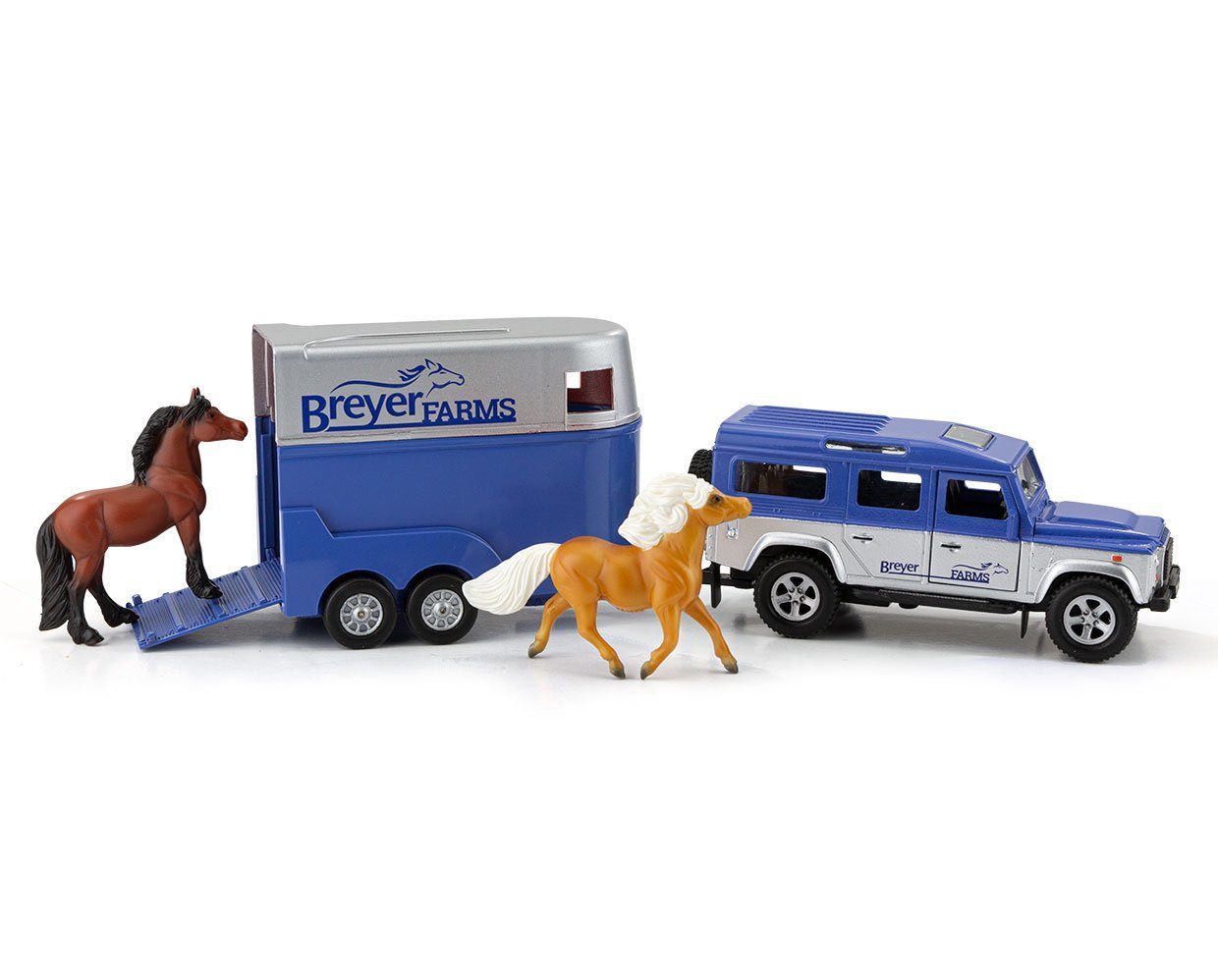 Breyer Farms Land Rover & Tag-a-Long Tra