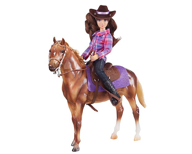 Western Horse & Rider 1/12