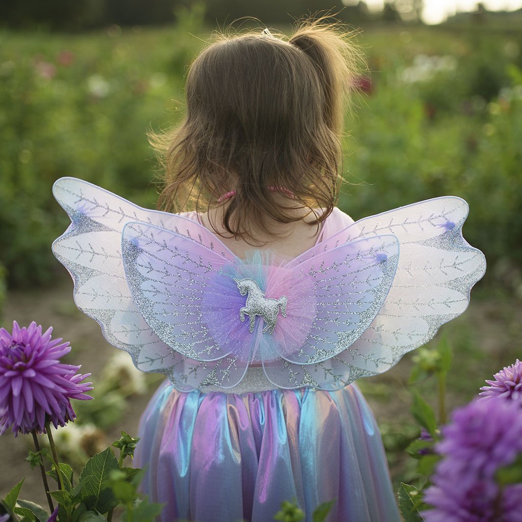 Unicorn Skirt & Wings Size 4-6