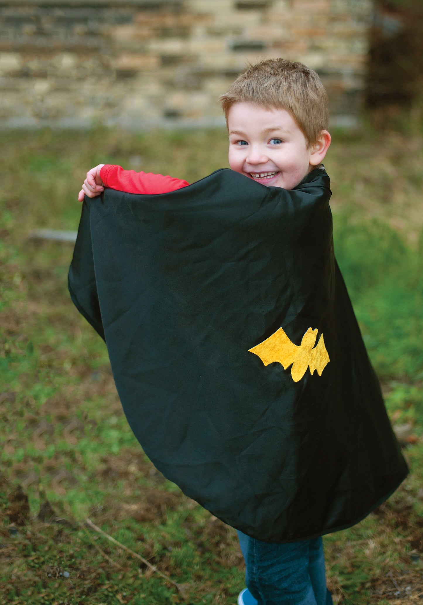 Reversible Spider/Bat Cape & Mask Size 4