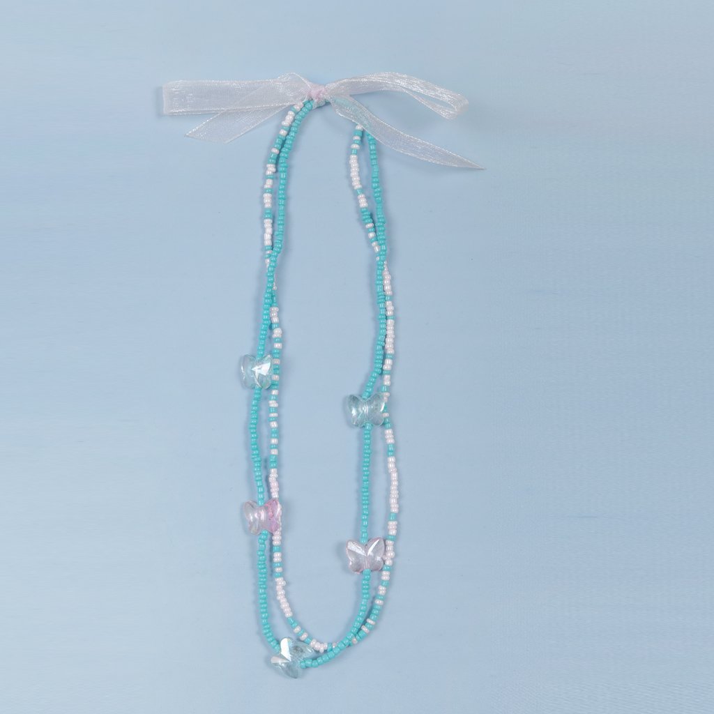 Pretty Shy Butterfly Necklace