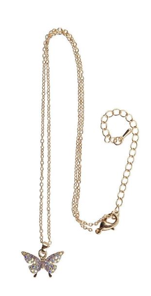 Boutique Butterfly Gem Necklace