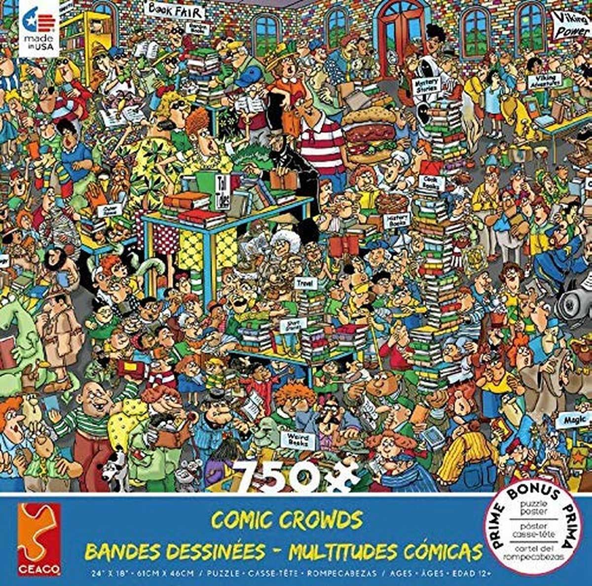 Comic Crowds Book Fair 750pc