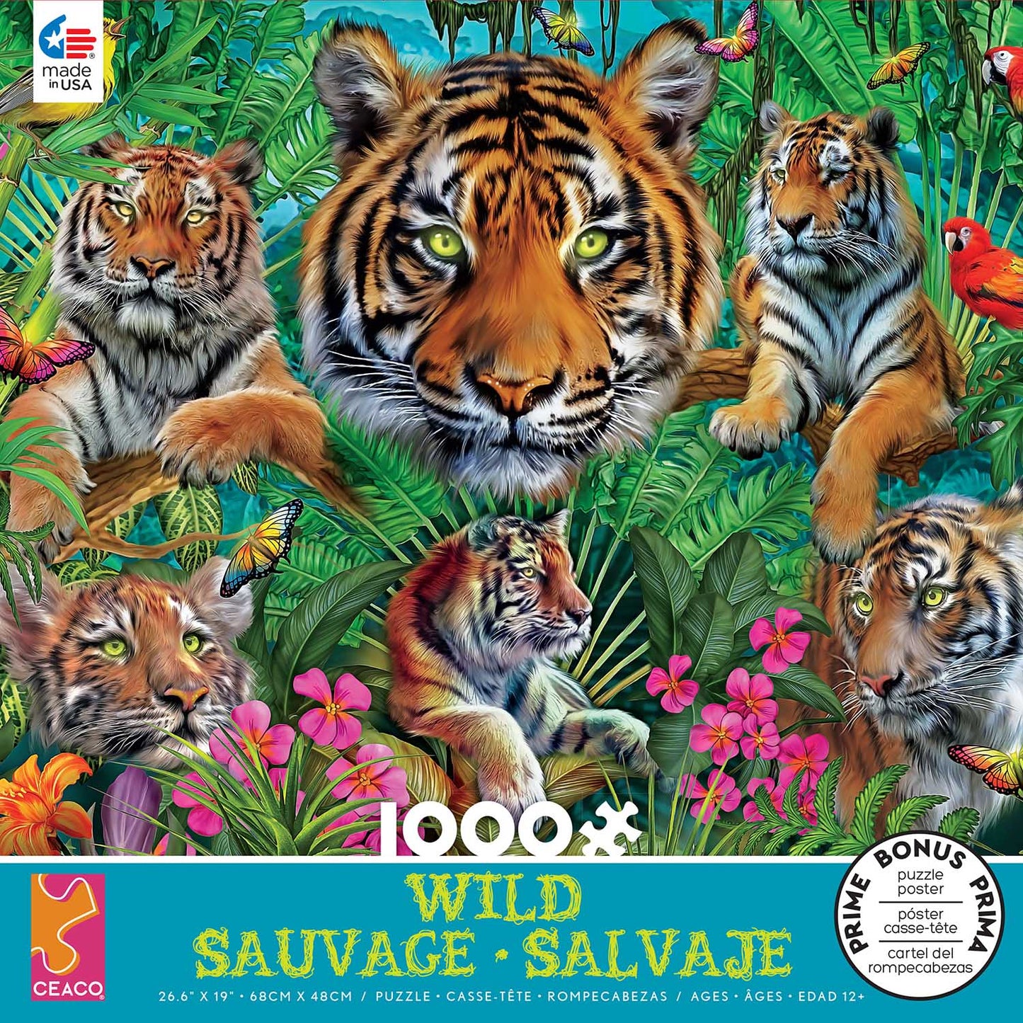Wild Tigers 1000pc
