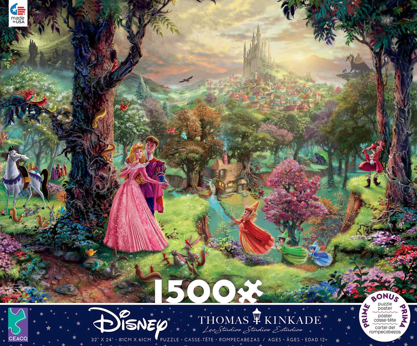 Thomas Kinkade Sleeping Beauty 1500pc