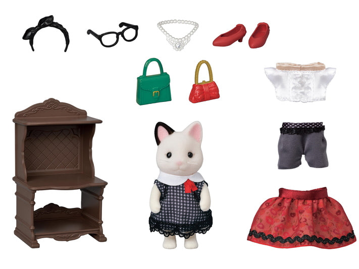 Fashion Playset Tuxedo Cat