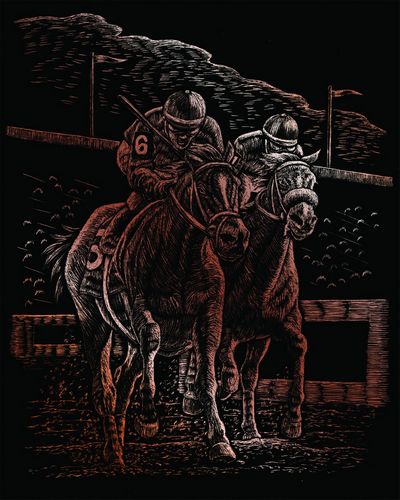 COPPER FOIL HORSE RACE