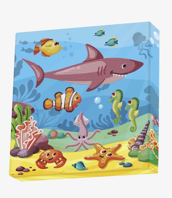 Diamond Dotz In the Ocean 11X11"