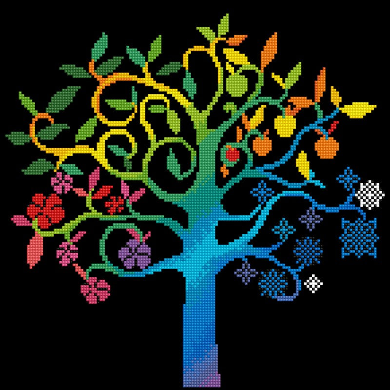 Diamond Dotz Wishing Tree 16.1X16.1"