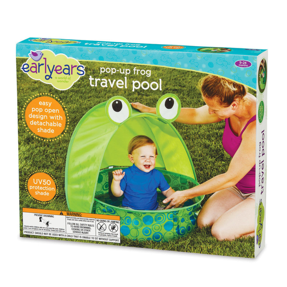 Pop-up Frog Travel Pool