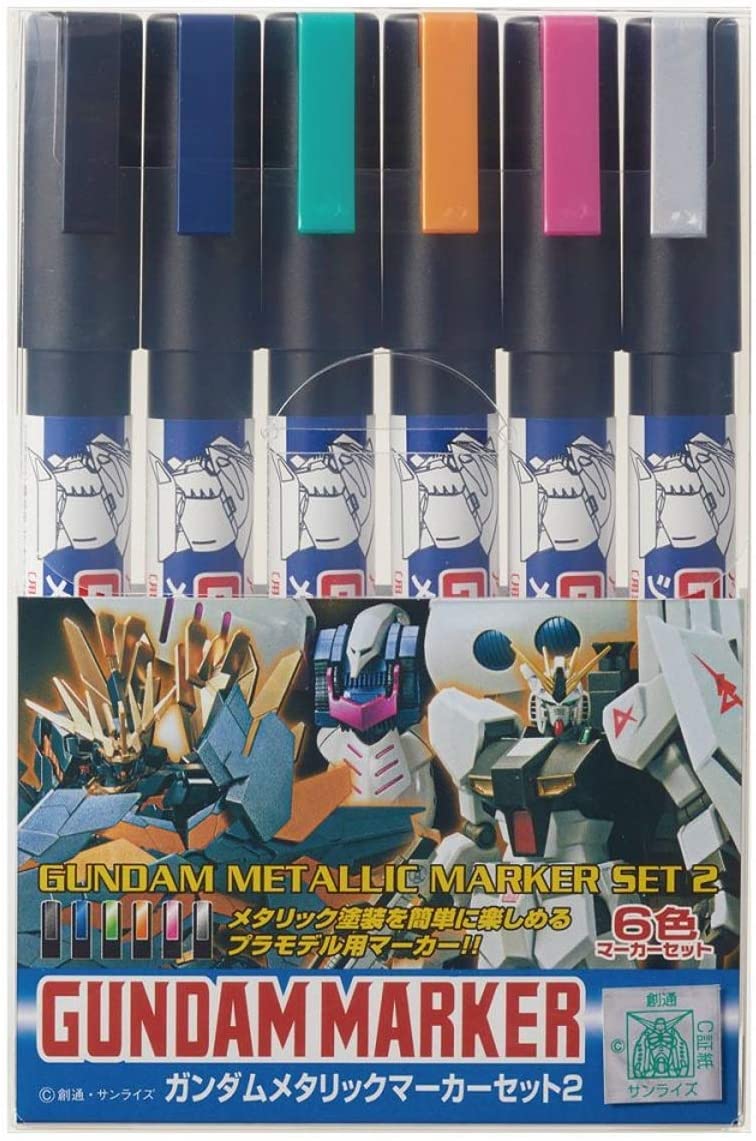 Gundam Metallic Marker Set 2