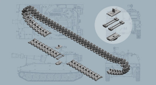 T-136 TRACKS FOR M108/M109 SERIES 1/35
